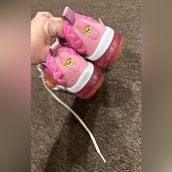 Nike Air Vapor max Plus shoes Summer Sunset Sneaker Pink Womens CI9900-600 Sz 6 - Picture 3 of 6